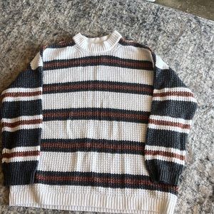 Winter knitted sweater